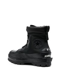 Bottes de travail en toile noires Ambush