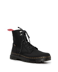 Bottes de travail en toile noires Dr. Martens