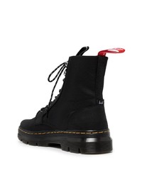 Bottes de travail en toile noires Dr. Martens