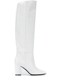 Bottes en cuir blanches Off-White