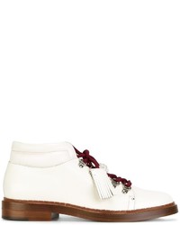 Bottes en cuir blanches Tod's
