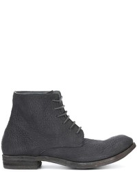 Bottes en cuir bleu marine A Diciannoveventitre