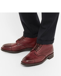 Bottes en cuir bordeaux Cheaney