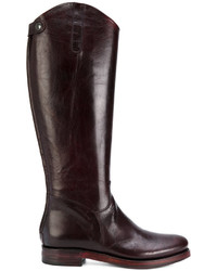 Bottes en cuir bordeaux Rocco P.