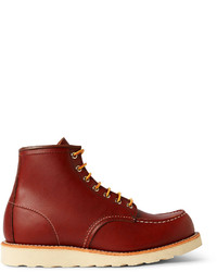 Bottes en cuir bordeaux Red Wing Shoes