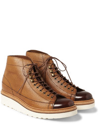 Bottes en cuir marron clair Grenson