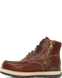 Bottes en cuir marron VISVIM