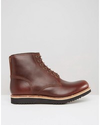 Bottes en cuir marron Grenson