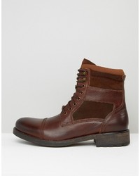 Bottes en cuir marron Aldo