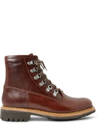 Bottes en cuir marron Grenson