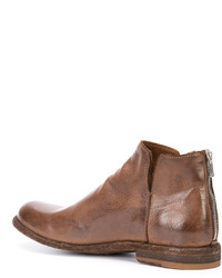 Bottes en cuir marron Officine Creative