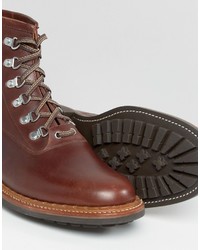 Bottes en cuir marron Grenson