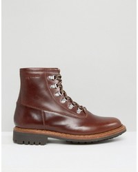 Bottes en cuir marron Grenson