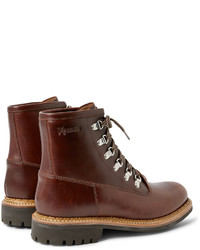 Bottes en cuir marron Grenson