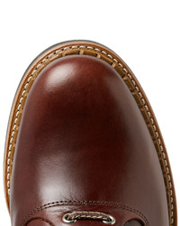 Bottes en cuir marron Grenson