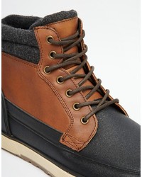 Bottes en cuir marron Aldo