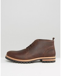 Bottes en cuir marron Asos