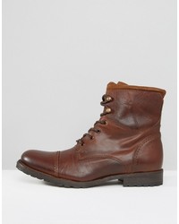 Bottes en cuir marron Aldo