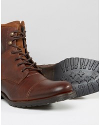 Bottes en cuir marron Aldo