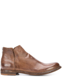 Bottes en cuir marron Officine Creative