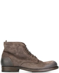 Bottes en cuir marron Pantanetti