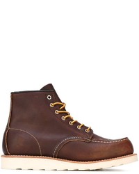 Bottes en cuir marron Red Wing Shoes