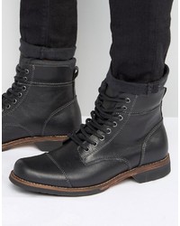 Bottes en cuir noires Aldo