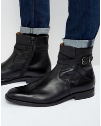 Bottes en cuir noires Aldo