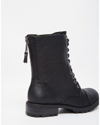 Bottes en cuir noires Call it SPRING