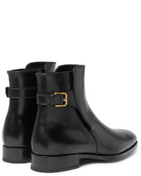 Bottes en cuir noires Tom Ford