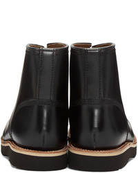 Bottes en cuir noires Grenson