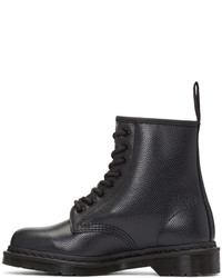 Bottes en cuir noires Dr. Martens