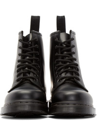 Bottes en cuir noires Dr. Martens