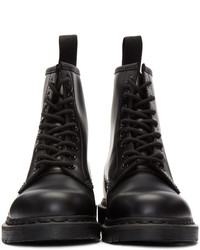 Bottes en cuir noires Dr. Martens