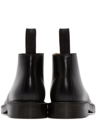 Bottes en cuir noires Dr. Martens