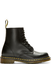 Bottes en cuir noires Dr. Martens