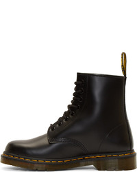 Bottes en cuir noires Dr. Martens