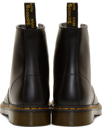 Bottes en cuir noires Dr. Martens