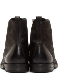 Bottes en cuir noires Marsèll