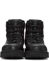 Bottes en cuir noires Diemme