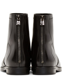 Bottes en cuir noires Jimmy Choo