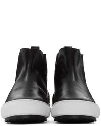 Bottes en cuir noires Pierre Hardy