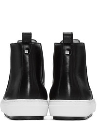 Bottes en cuir noires Pierre Hardy