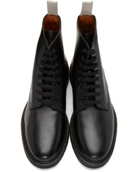 Bottes en cuir noires Common Projects