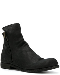 Bottes en cuir noires Officine Creative