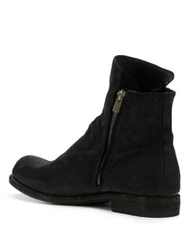 Bottes en cuir noires Officine Creative