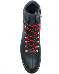 Bottes en cuir noires Rossignol