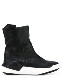 Bottes en cuir noires Cinzia Araia