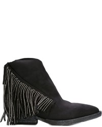 Bottes en cuir noires Cinzia Araia