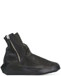 Bottes en cuir noires Cinzia Araia